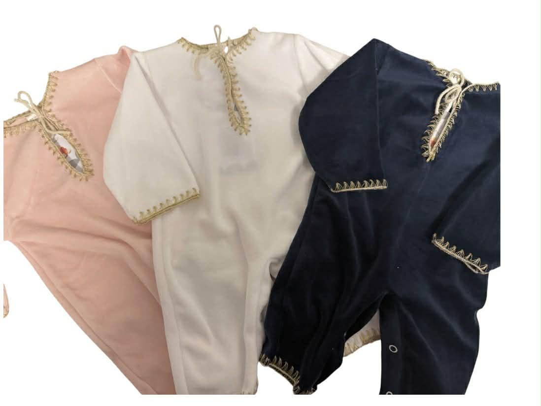 Qamis Grenouillère  bébé  Qamis en velours