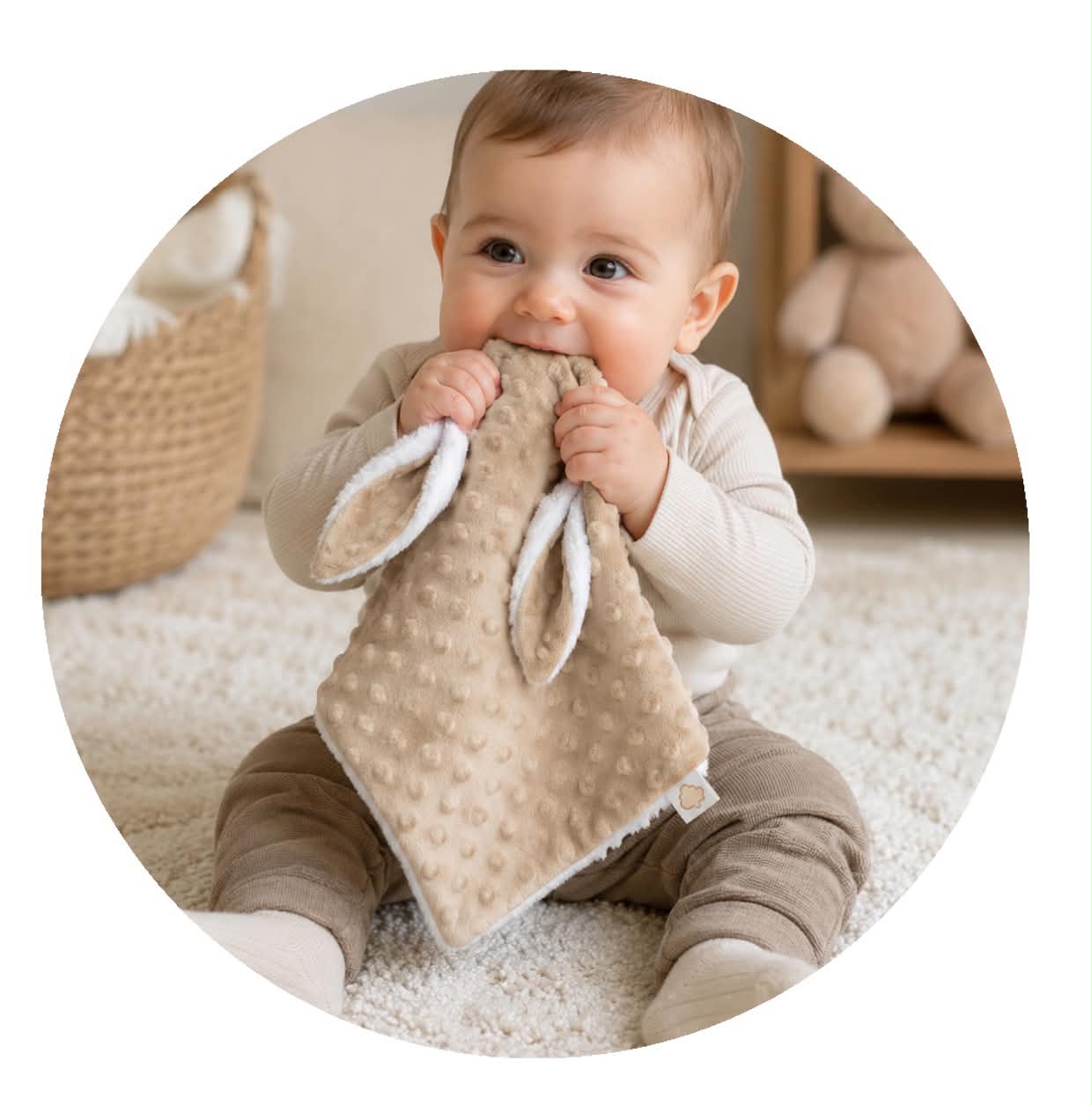 plaid doudou Lapin
